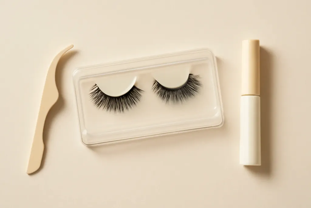 Editorial photograph related to false lashes for teens