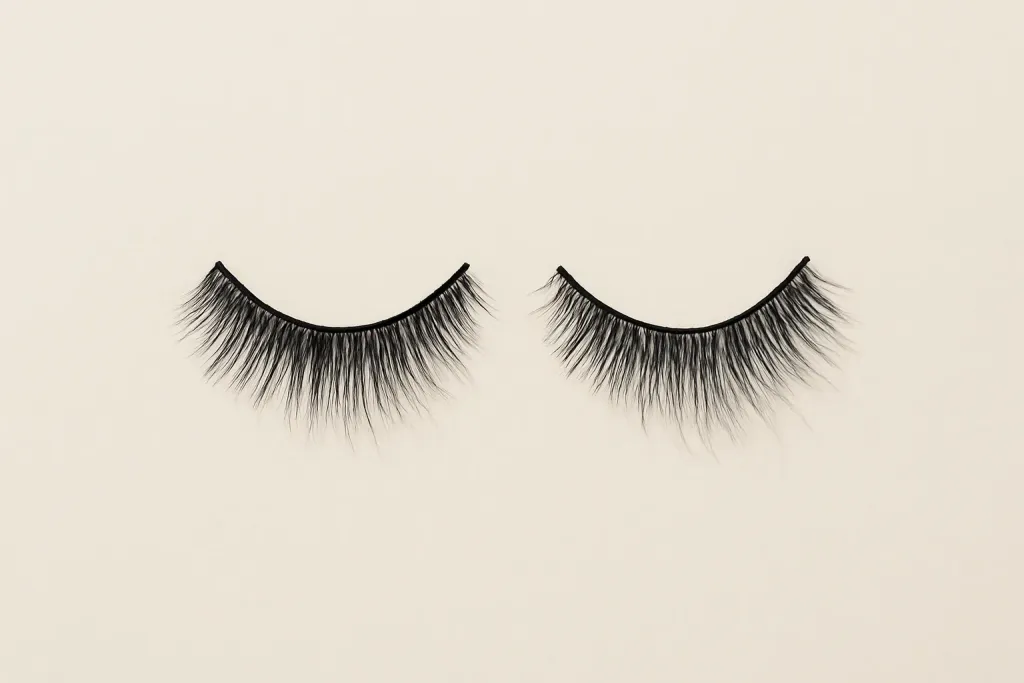 Editorial photograph related to bottom false lashes