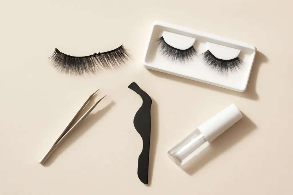 Editorial photograph related to false lash tools for beginners