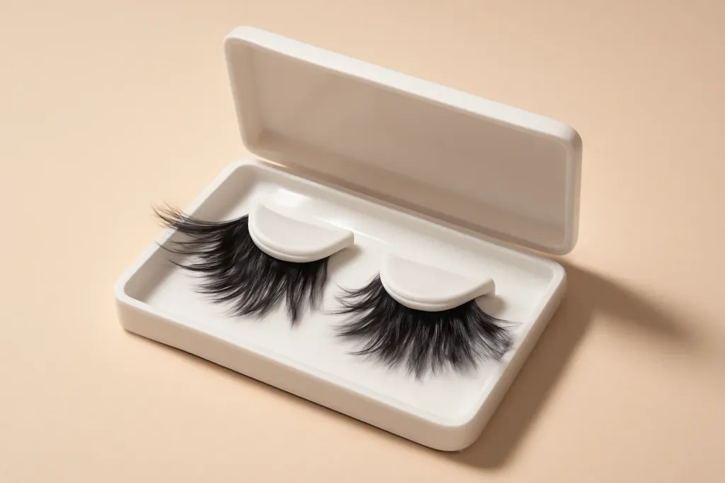 Editorial photograph related to false lashes for cosplay