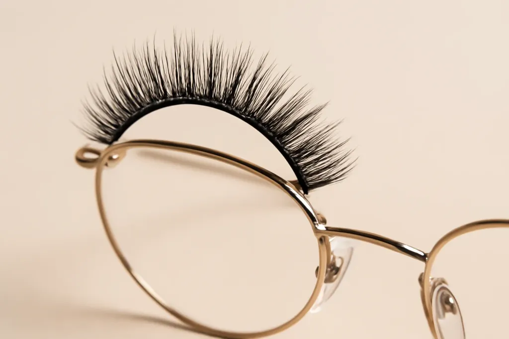 Detail photograph related to false lashes for glasses