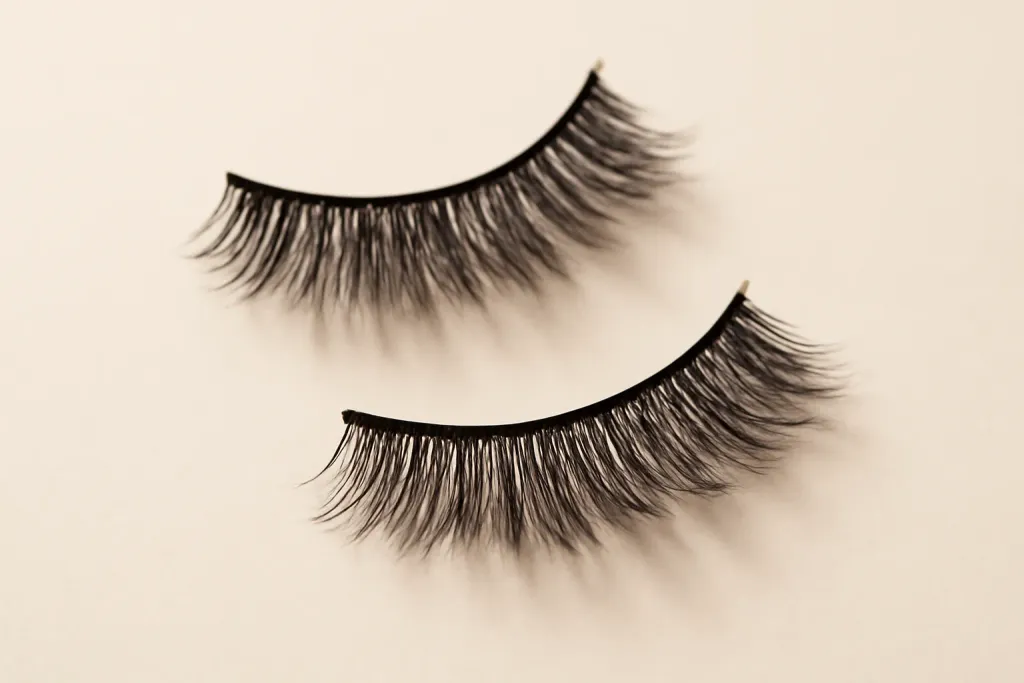 Detail photograph related to false lashes for mature eyes
