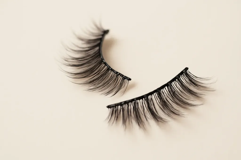 Detail photograph related to false lashes for wedding makeup