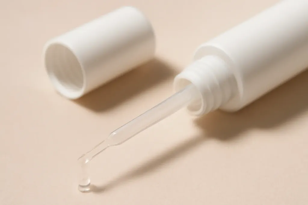 Detail photograph related to latex-free lash glue