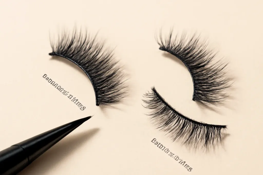 Detail photograph related to magnetic liner lashes vs sandwich lashes