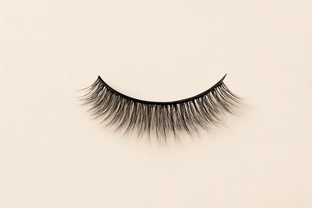 Editorial illustration related to strip lashes for hooded eyes